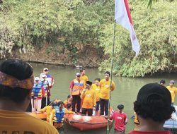Rehab Kali Cikarang Gelar Upacara  di Kali Cikarang Dalam Rangka Kemerdekaan RI ke 81 Tahun