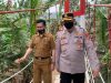 Polres Tanggamus Resmikan Jembatan Merah Putih Penghubung Dua Kecamatan